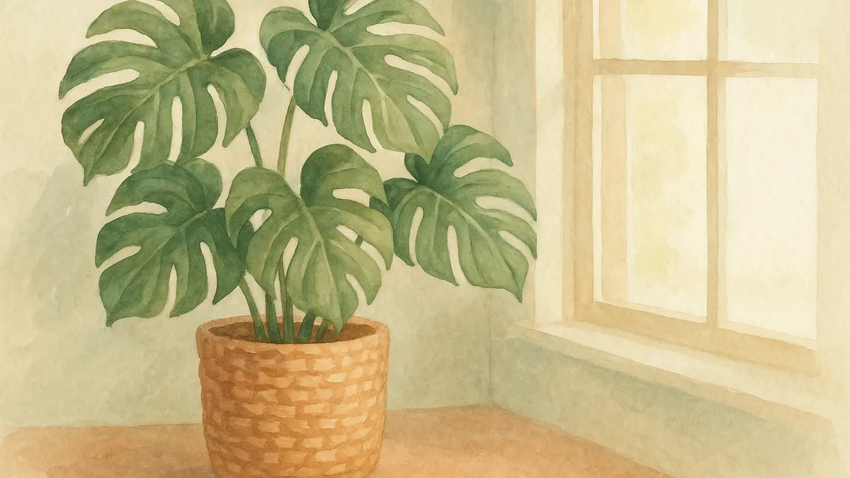 Como cuidar de uma Monstera deliciosa